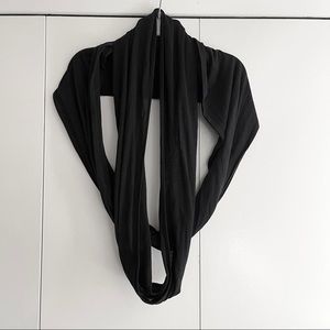 Diesel black scarf hood